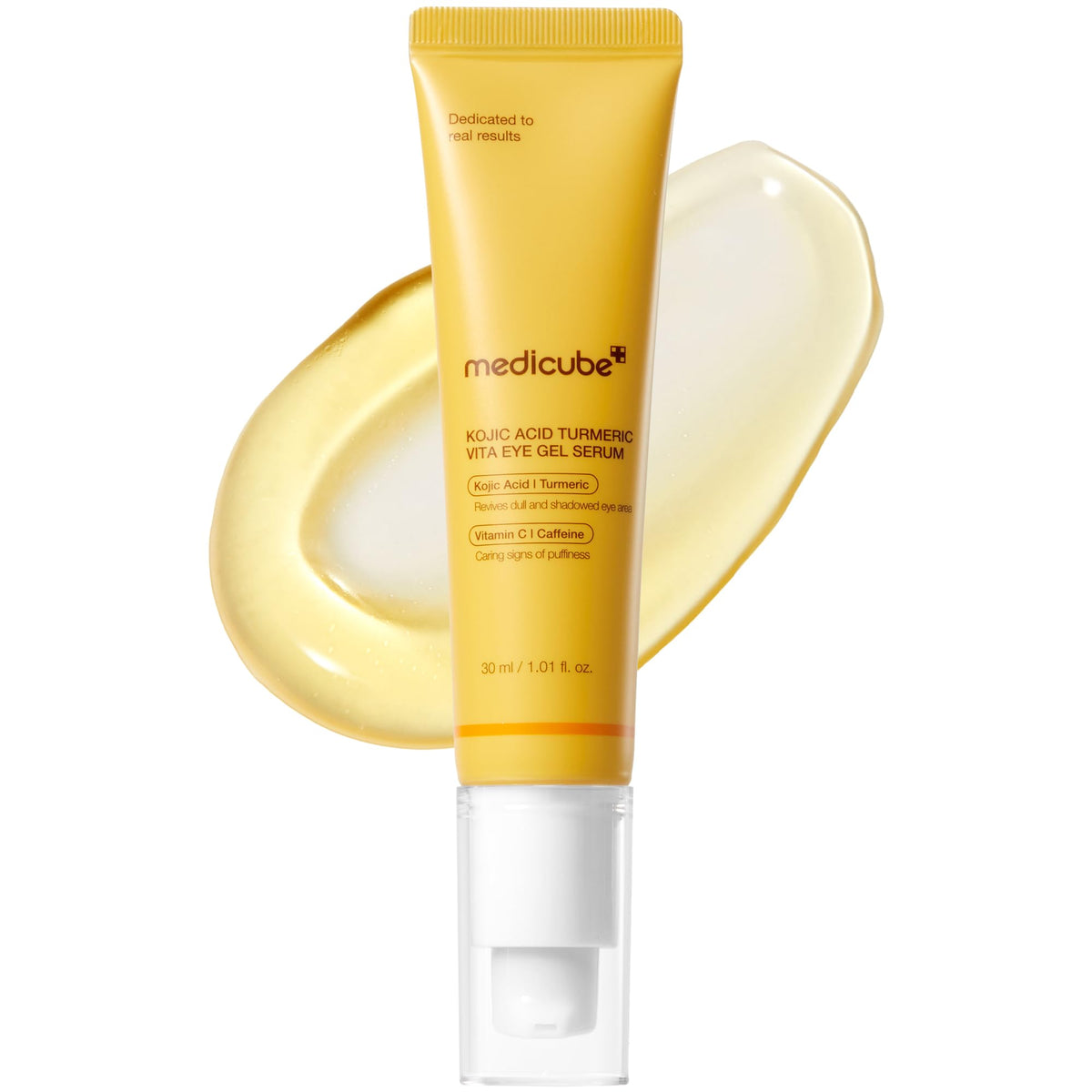 Medicube Serum Ojos con ácido kojico y cúrcuma para luminosidad diaria.