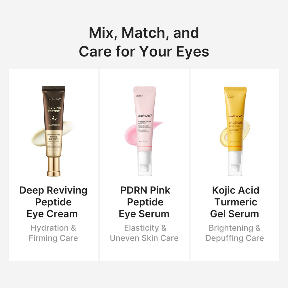Medicube Serum Ojos sensación refrescante y suave al aplicar.