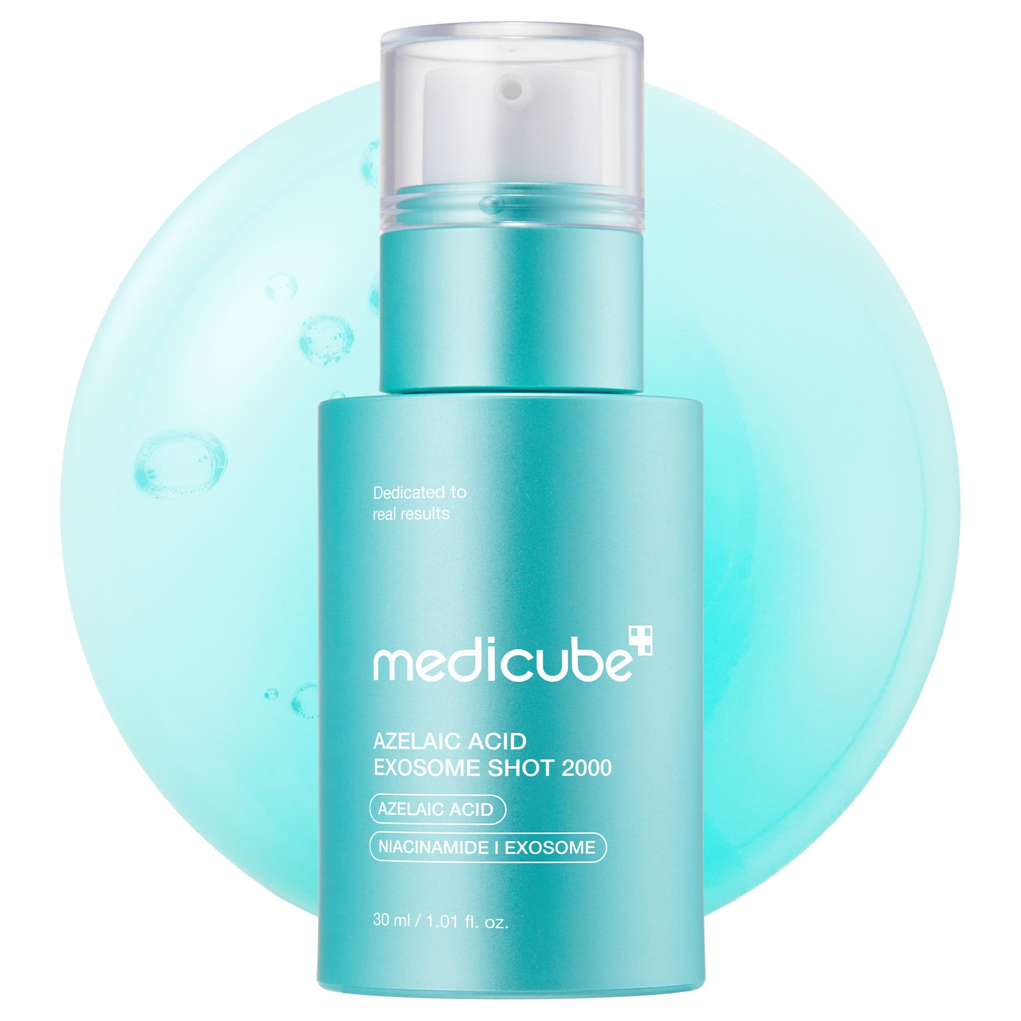Medicube suero exosomas azelaico en botella calma y equilibra la piel