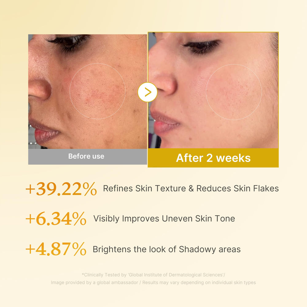 Medicube Toner ingredientes clave: Kojic, Turmeric y Niacinamide para piel luminosa.