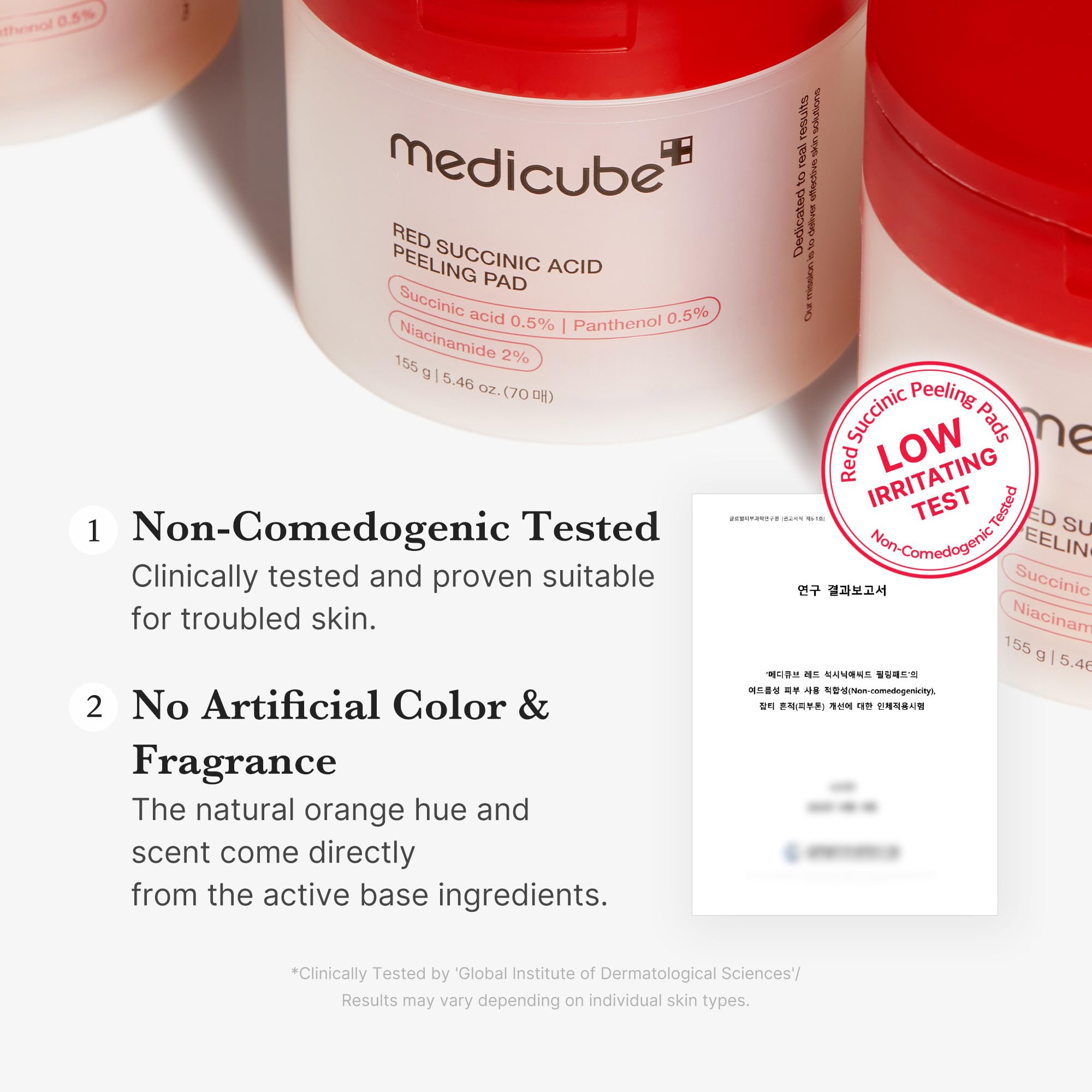 texto exfoliante suave medicube para renovación de piel