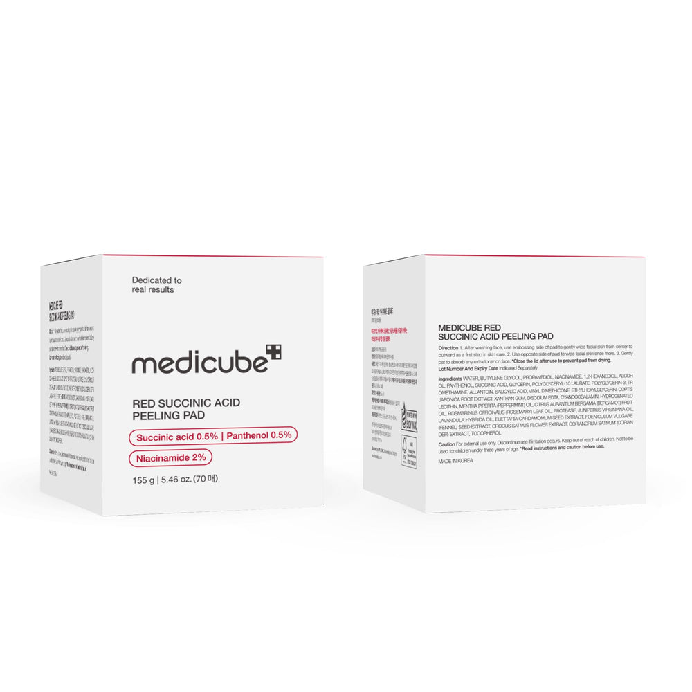 discos exfoliantes medicube sin fragancias ni colorantes