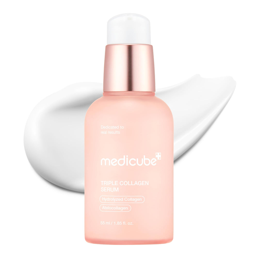 Sérum Medicube Triple Collagen en botella para elasticidad de la piel