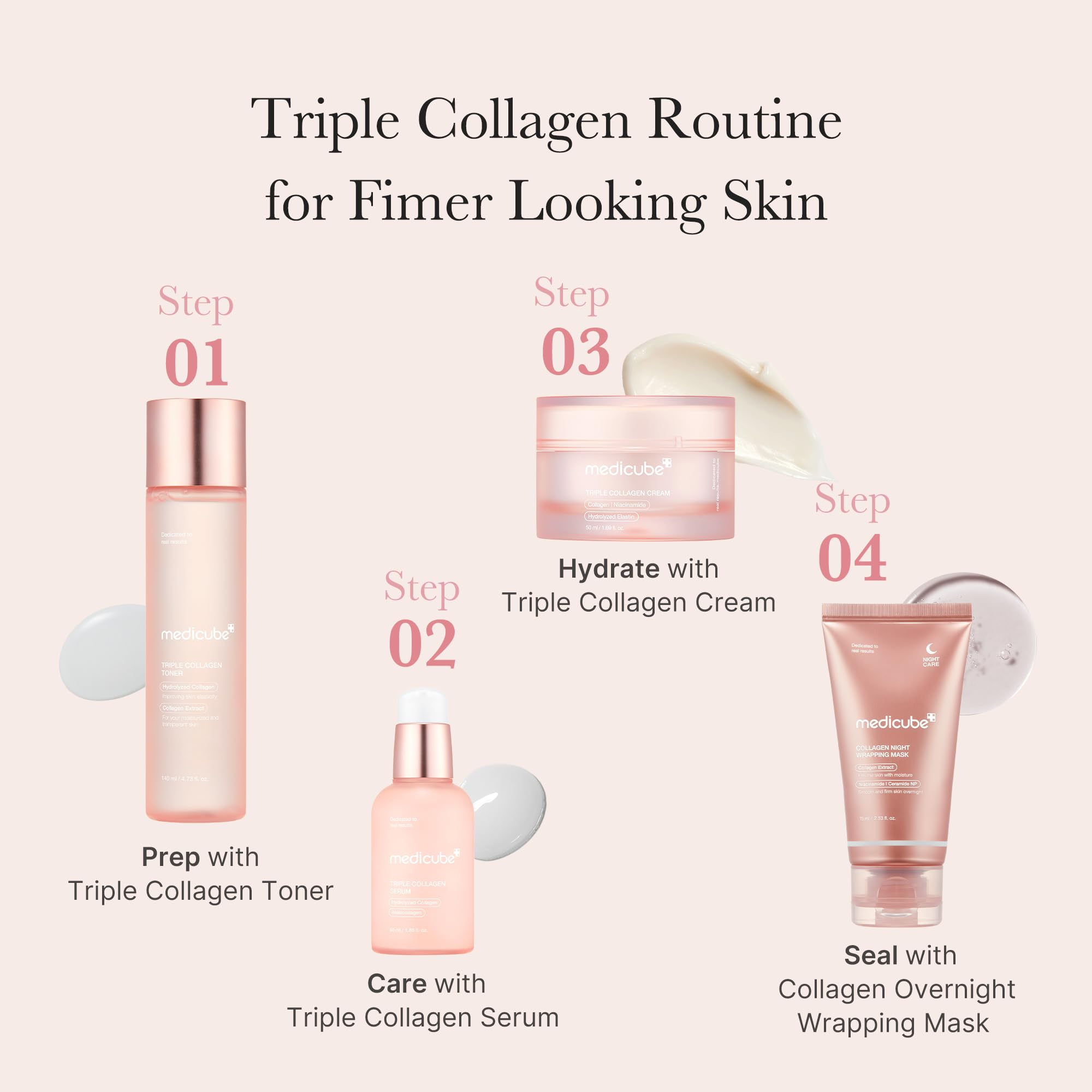 Niacinamida en Medicube Triple Collagen para tono más uniforme