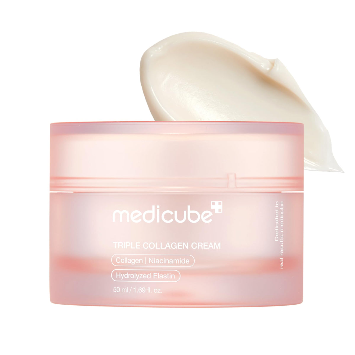 Medicube Triple Collagène crème hydratante, hydratation durable et douceur cutanée.