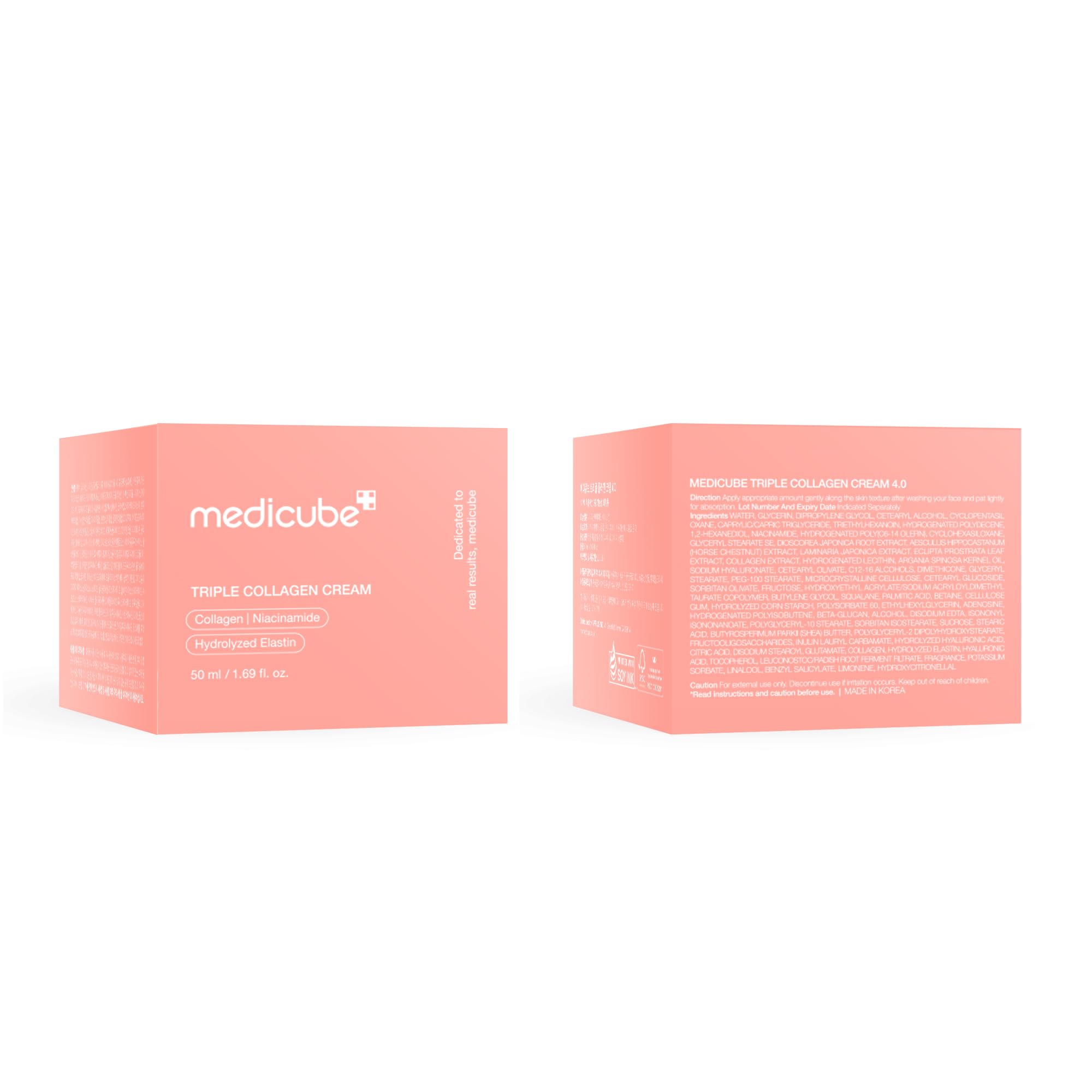 Medicube Triple Collagène mix, duo personnalisé pour peau aidante et adaptée.