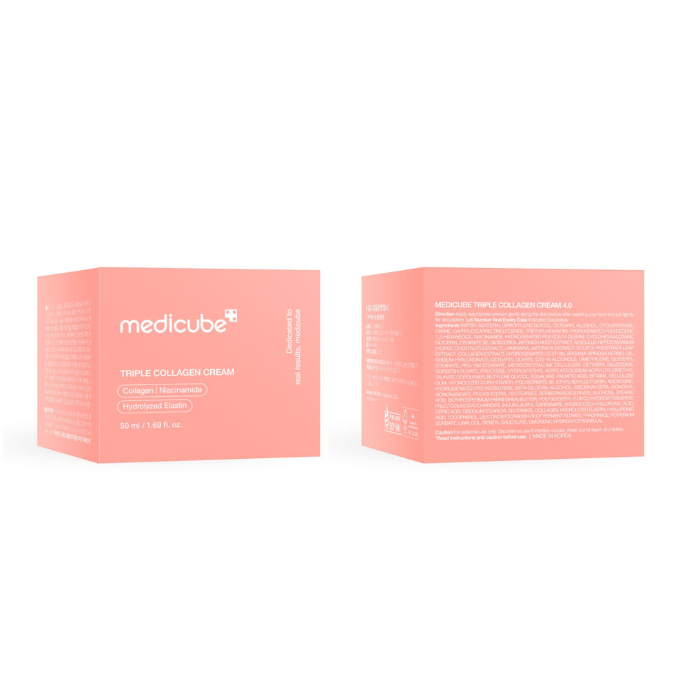 Medicube Triple Collagène mix, duo personnalisé pour peau aidante et adaptée.