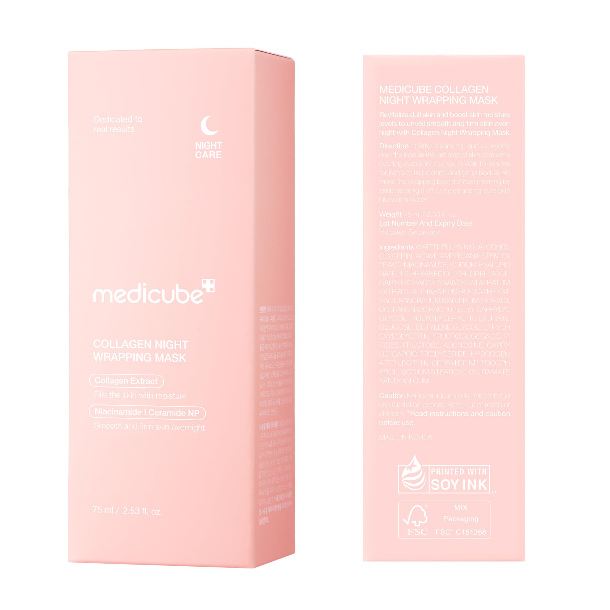 Medicube Wrapping Mask Collagen: brillo natural al despertar