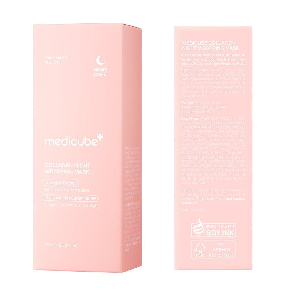 Medicube Wrapping Mask Collagen: brillo natural al despertar