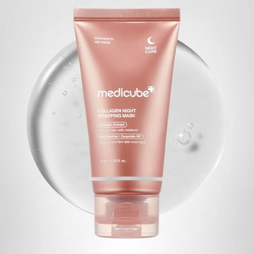 Medicube Wrapping Mask Collagen: uso nocturno para hidratación durante la noche