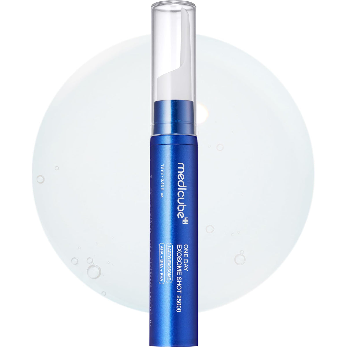 Medicube Zero Exosome Shot bottle front for on-the-go hydration.