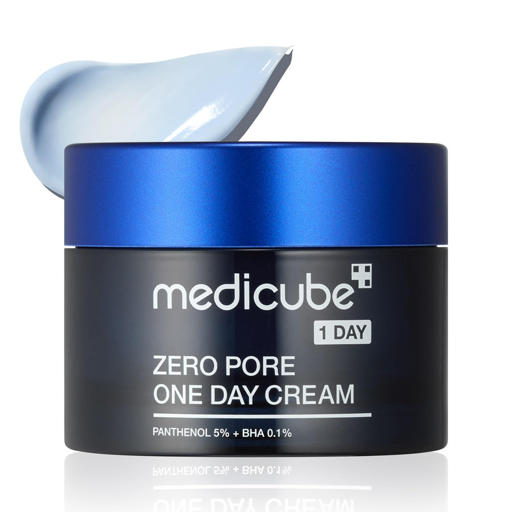 Medicube Zero Pore crema: bote ligero para piel refinada y poros menos visibles.