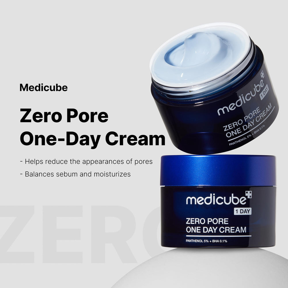 Medicube Zero Pore crema: ingredientes clave como panthenol y niacinamida hidratan.