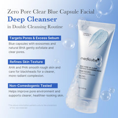Medicube Zero Pore: espuma cremosa que deja la piel fresca y con sensación de limpieza profunda.