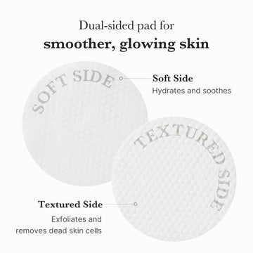 Medicube Zero Pore Pad 2.0, textura doble de la almohadilla para exfoliación.