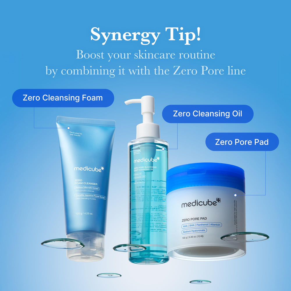 Medicube Zero Pore Peel Pad, doble densidad algodón y microfibra para suavizar