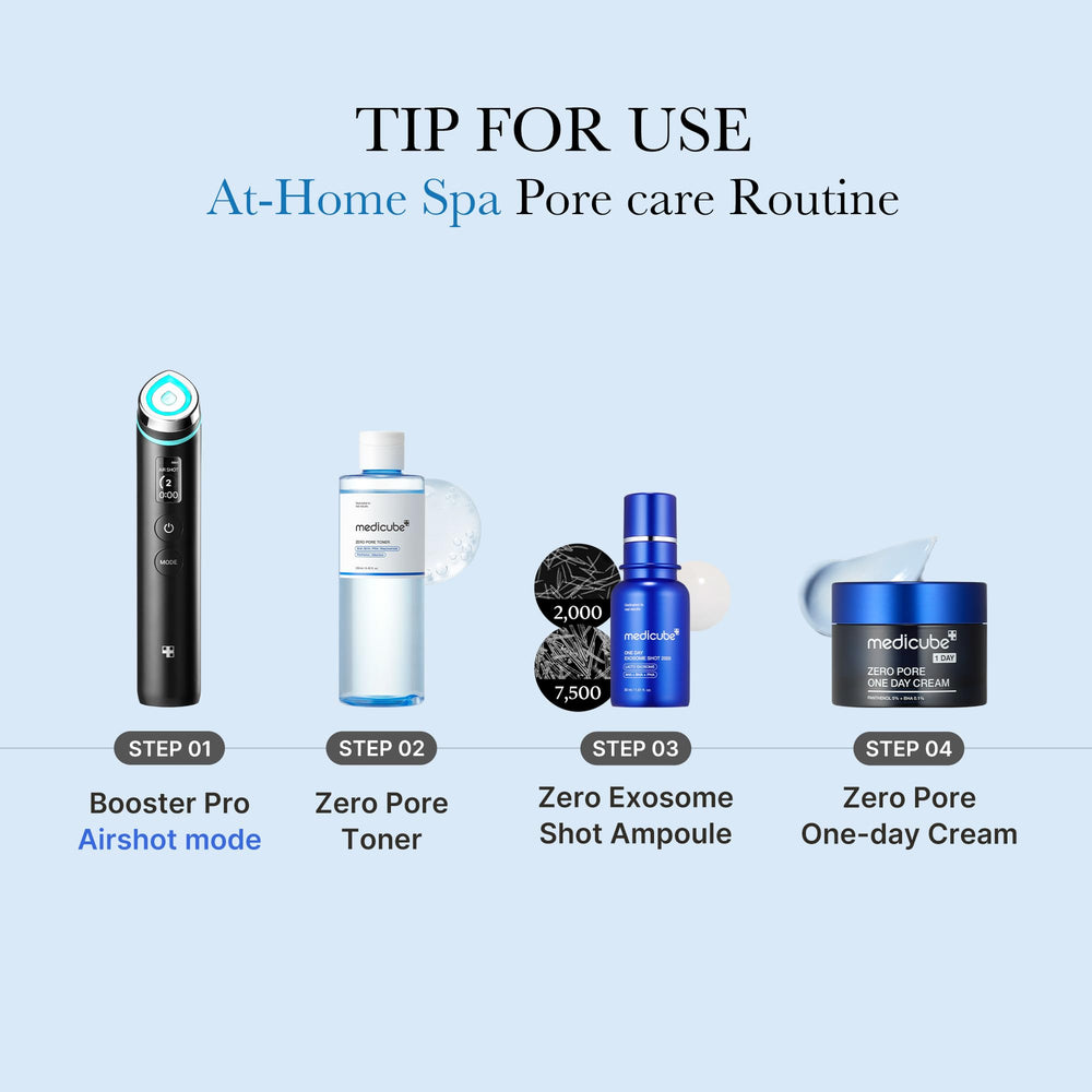 textura ligera que se absorbe rápido en medicube Zero Pore Toner.