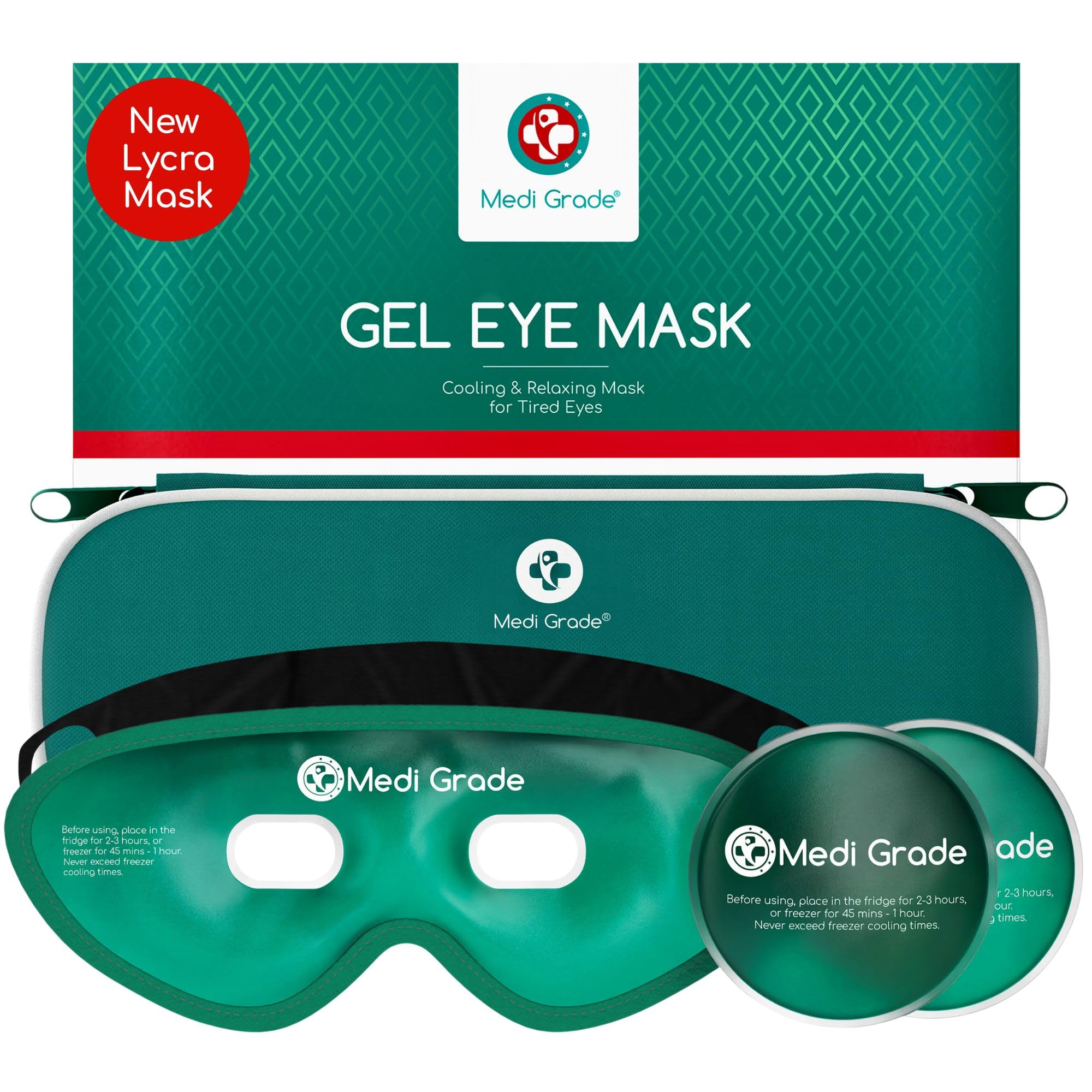 Mascarilla de gel para ojos Medi Grade, sensación refrescante para ojos cansados