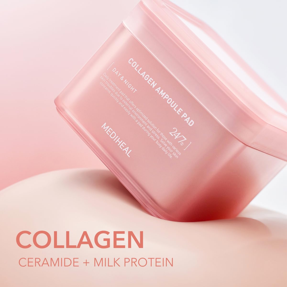 Mediheal Collagen Ampoule Pad: aplicación facial para tonificar y revitalizar