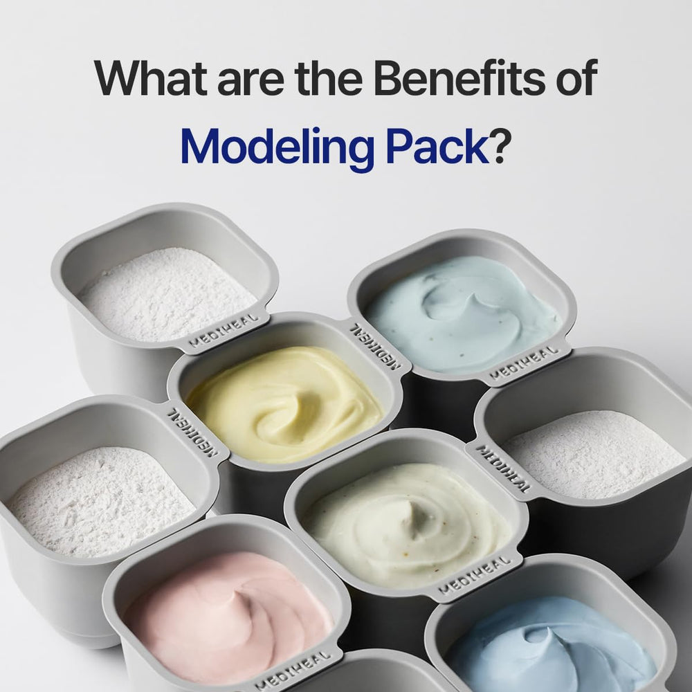 Mediheal Pack Derma Modelado: polvo de modelado para adherencia uniforme.