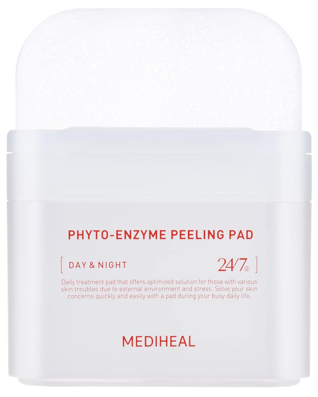 Mediheal disco exfoliante de enzimas fito para exfoliación suave