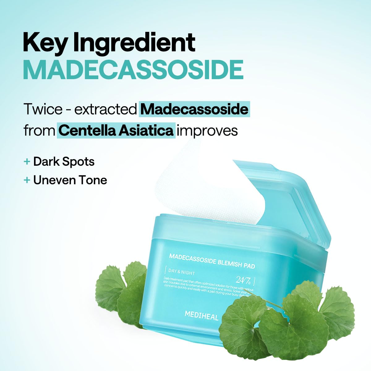 Centella asiática de Mediheal aporta calma y soporte.