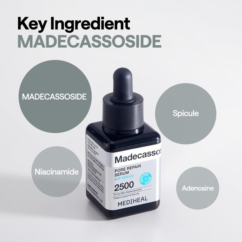Mediheal Madecassoside hypoallergenic packaging reassures sensitive-skin users.