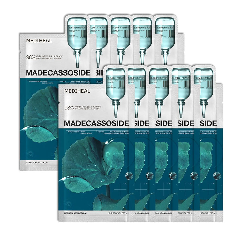 Mediheal Madecassoside mascarilla hoja, esencia hidratante para el rostro.