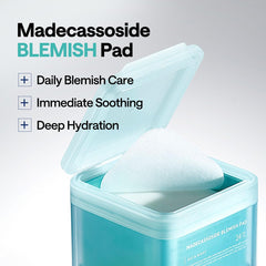 Textura de gasa suave de Mediheal para piel sensible.