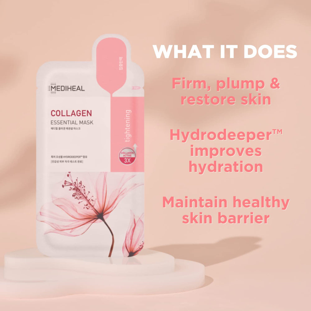 Mediheal mascarilla de hoja de colágeno con firmeza visible