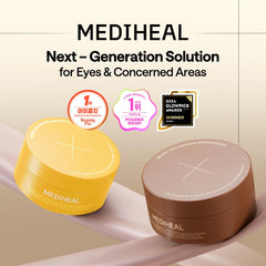Parches oculares hidrogel de Mediheal para aliviar la fatiga alrededor de los ojos.