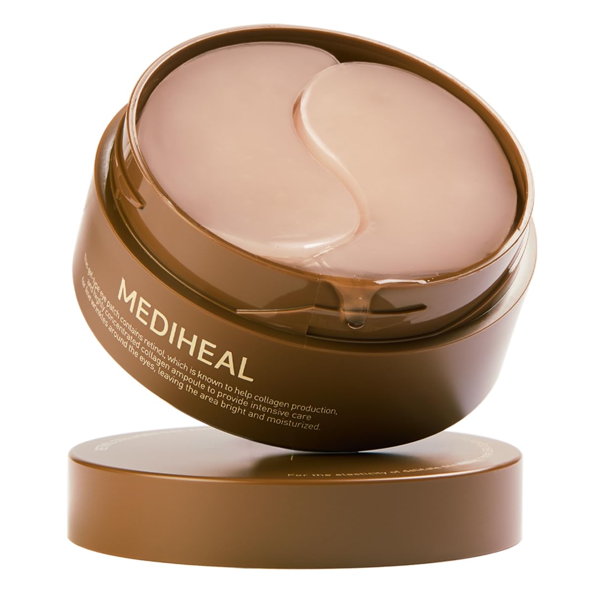 Parche ocular Mediheal hidrogel con retinol y colágeno para revitalizar la mirada.
