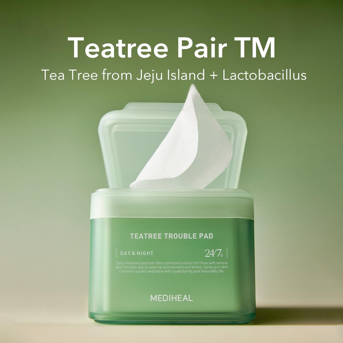 Pair of tweezers included with Mediheal Teatree Trouble Pad set.