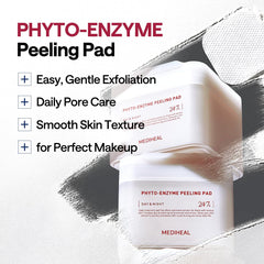 Mediheal Toner Pads Reducción de poros para piel más lisa.