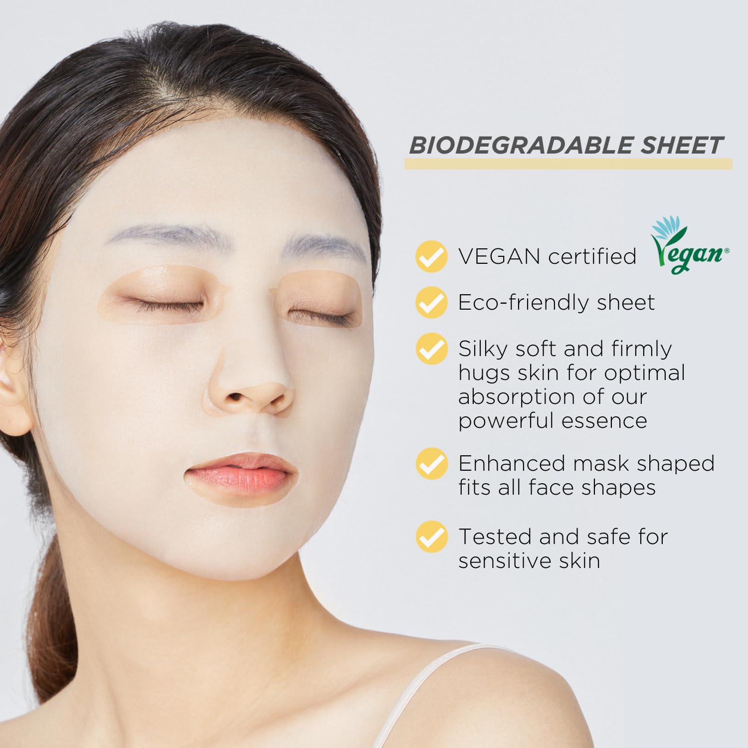 Aplicación rápida de Mediheal Vita Essential para rostro cómodo