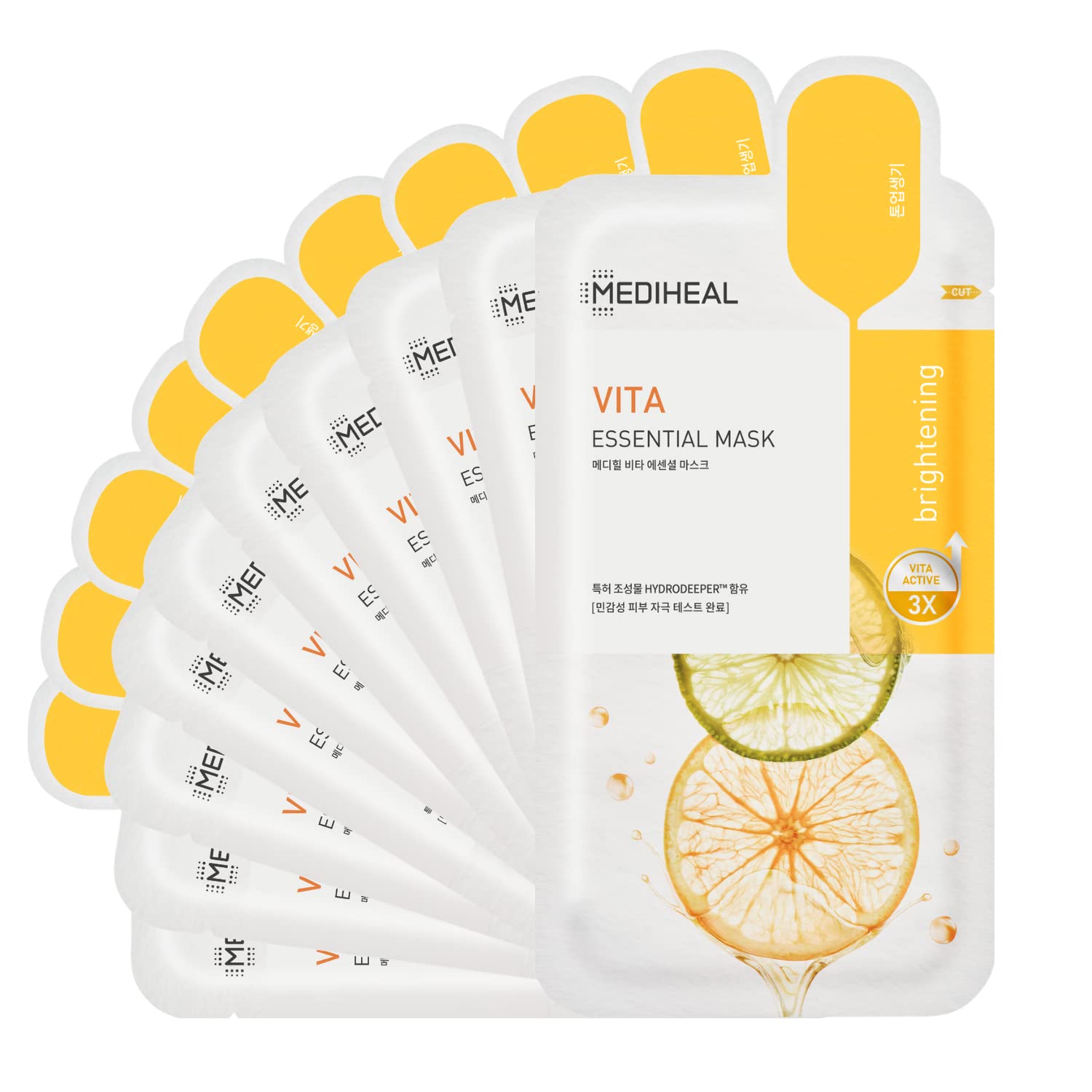 Mediheal Vita Essential mascarilla: empaque ecológico para una rutina sostenible.