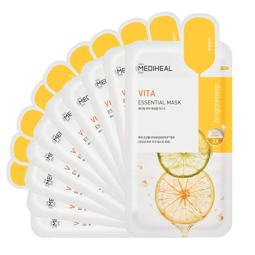 Mediheal Vita Essential mascarilla: empaque ecológico para una rutina sostenible.