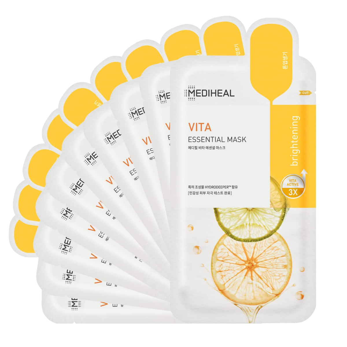 Mediheal Vita Essential mascarilla: empaque ecológico para una rutina sostenible.