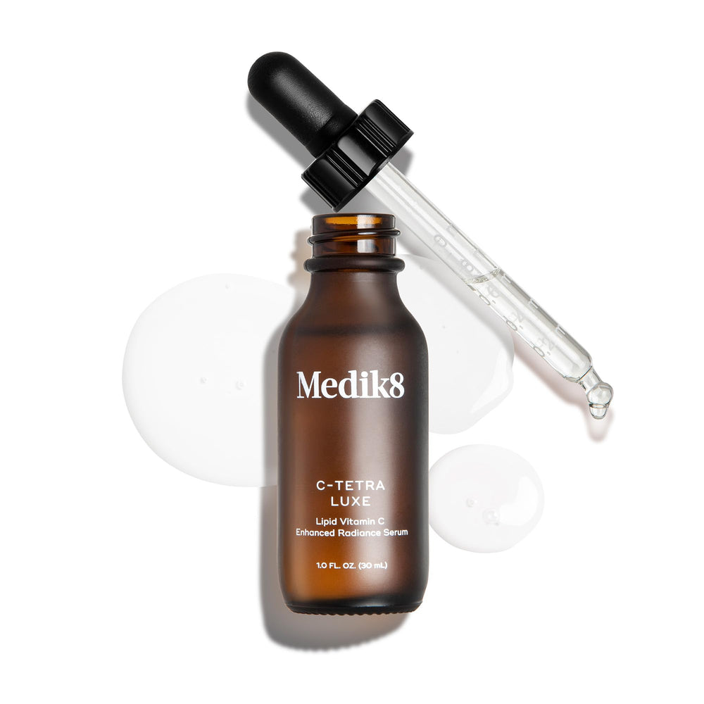 Medik8 C-Tetra Luxe, hidratación piel diaria: base de esqualano para mayor suavidad.