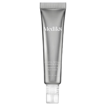 Medik8 Crystal Retinal Ceramide Eye 3, bote compacto, nutre suavemente el contorno de ojos.