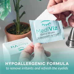 MEDIVIZ: aplicación fácil, uso único para higiene ocular