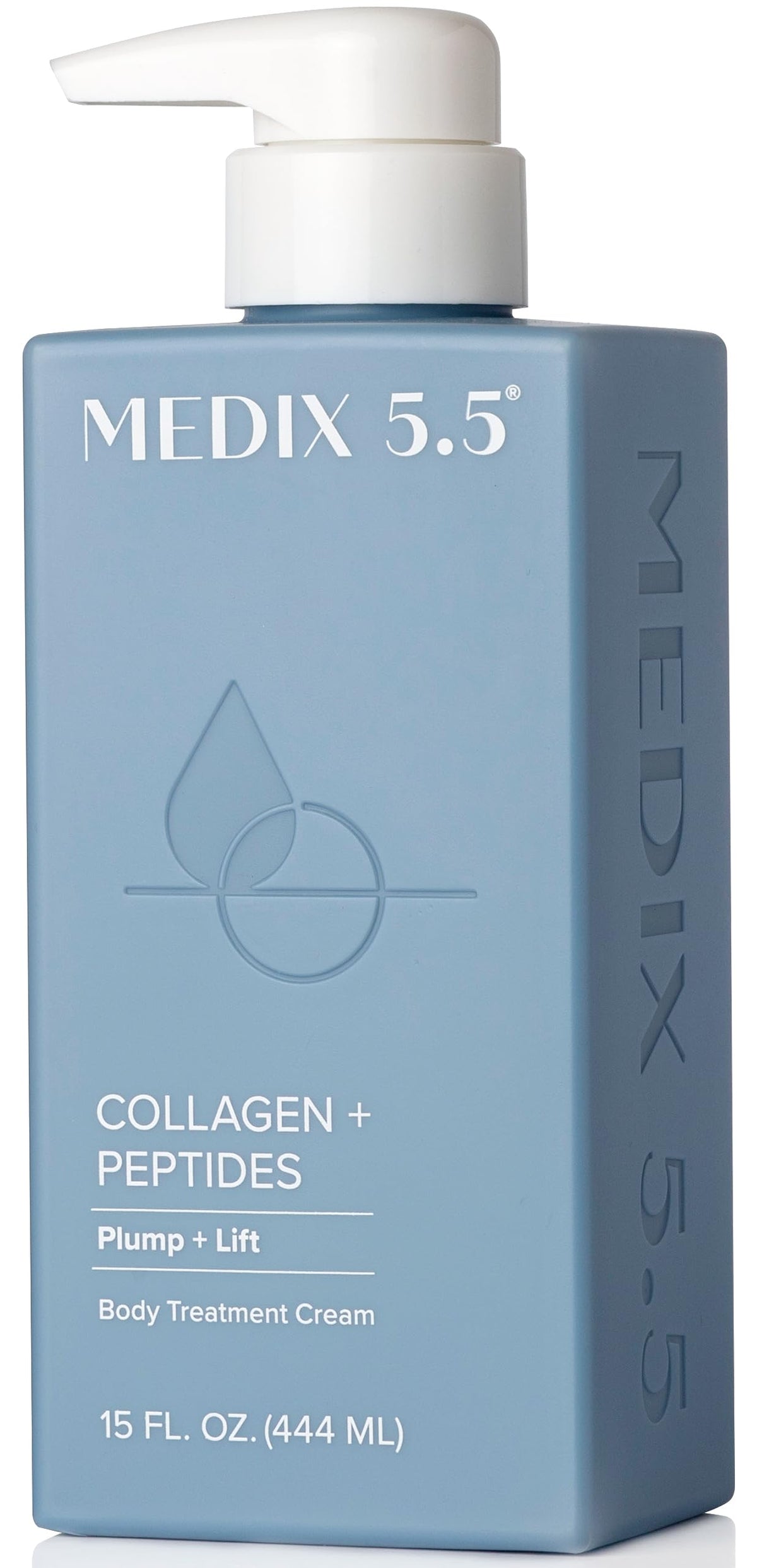 Medix 5.5 Crema de Colágeno: envase de 15 onzas para hidratación diaria.