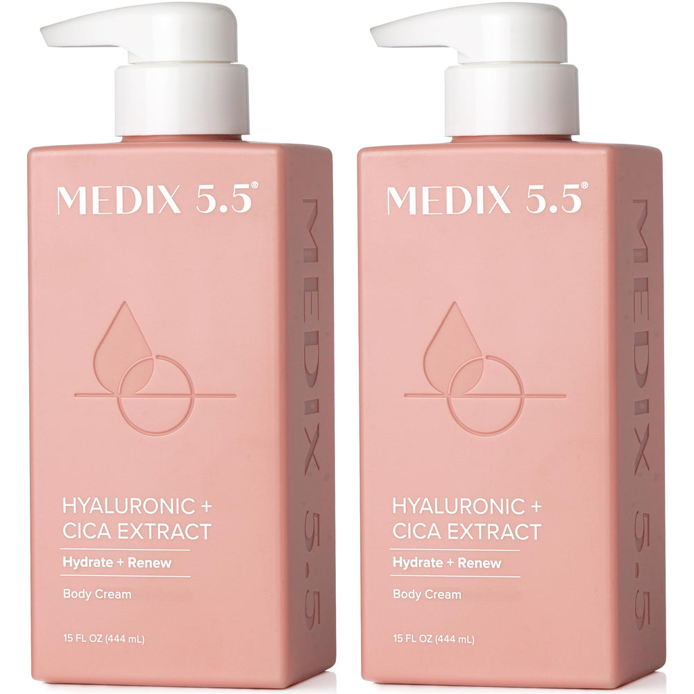 Medix 5.5 crema corporal con ácido hialurónico para hidratación diaria