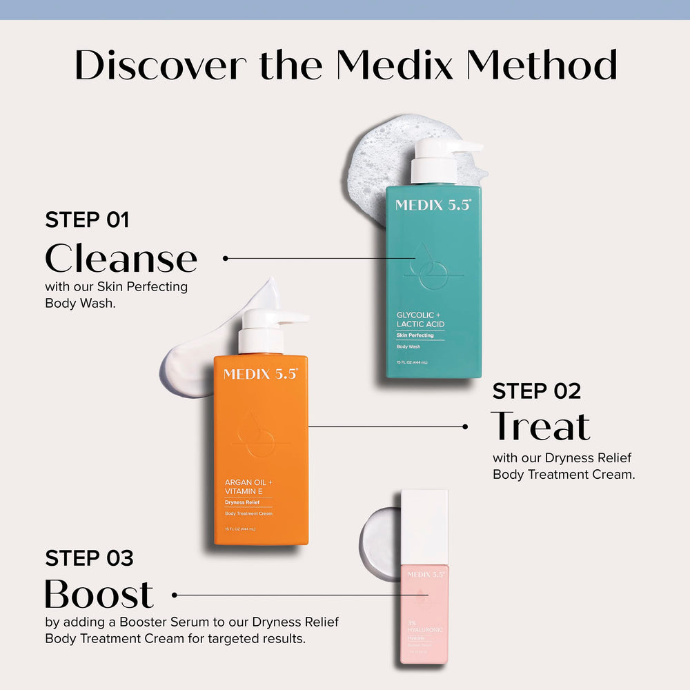Fragancia agradable de Medix 5.5, experiencia de cuidado diario.