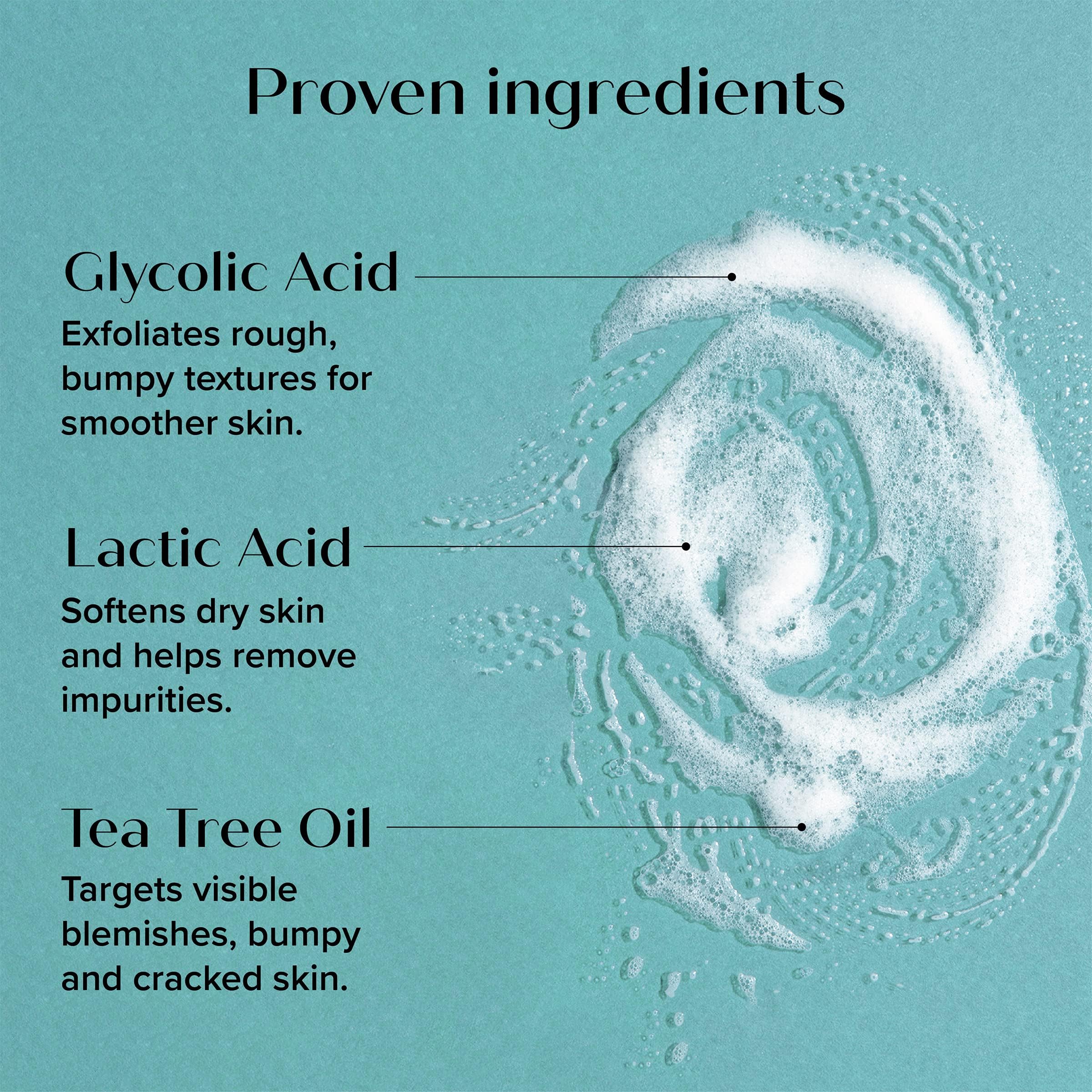Medix 5.5 gel exfoliante AHA para cuerpo deja piel suave