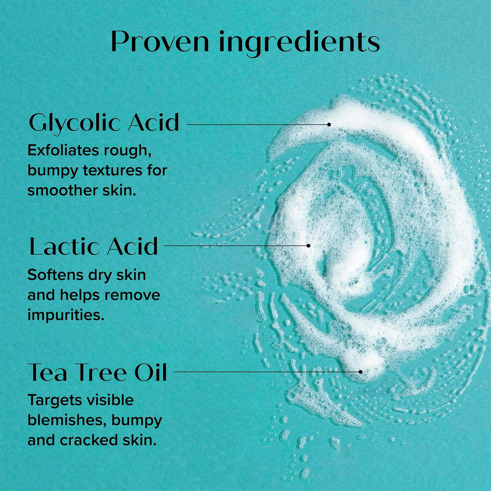 Medix 5.5 gel exfoliante AHA para cuerpo deja piel suave