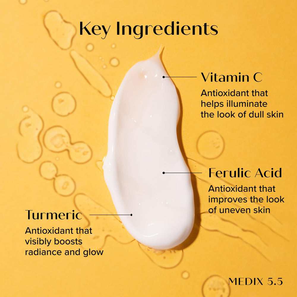 Medix 5.5 con Shea, Aloe y cúrcuma, nutrición y luminosidad.