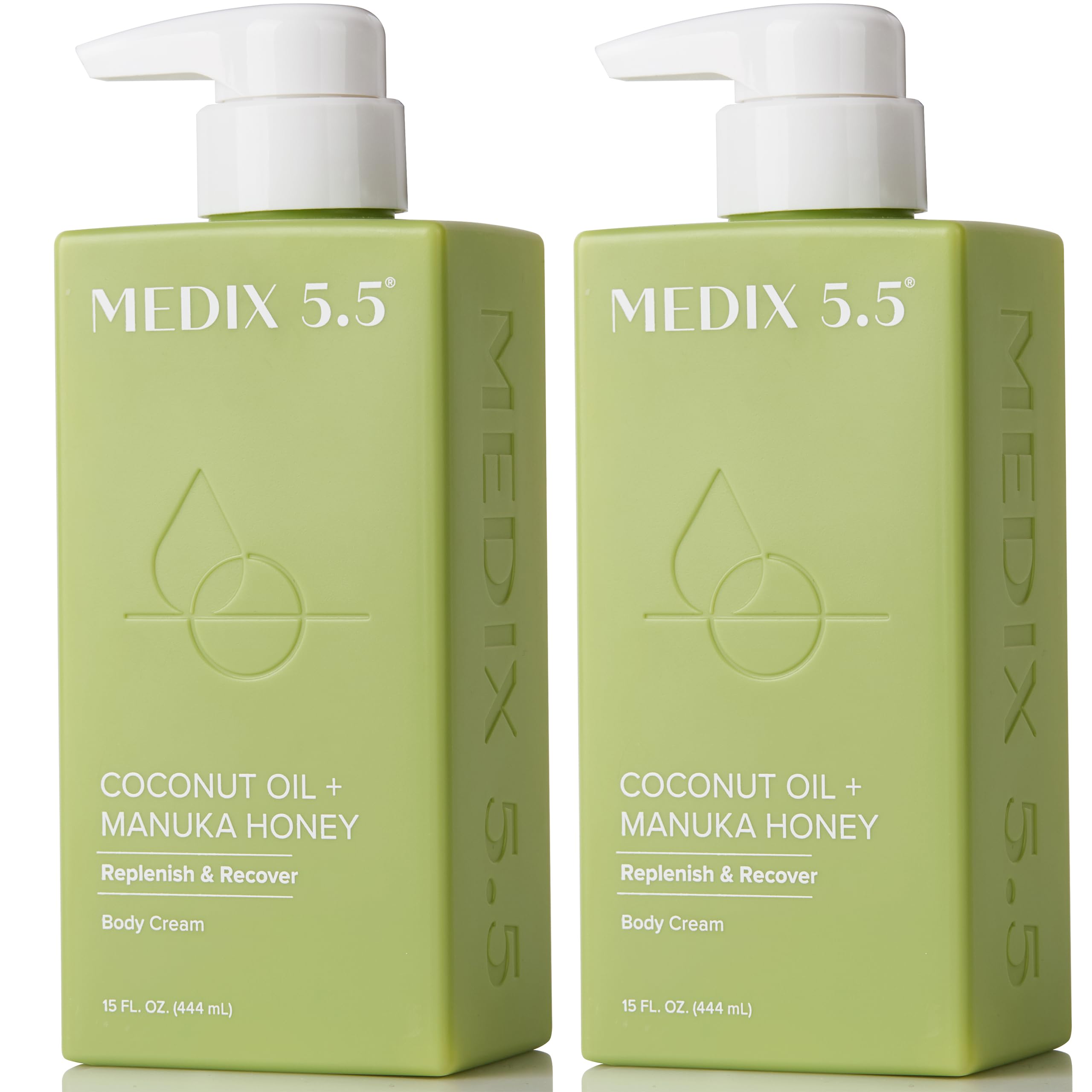 Medix 5.5 Loción Coco Miel Manuka en botella, hidratación duradera.