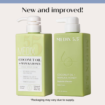 Piel nutrida y flexible con Medix 5.5, uso diario.