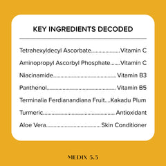 Medix 5.5 Radiant Glow: fórmula con panthenol y aloe para hidratación ligera.